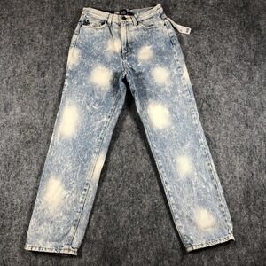 BDG Jeans Womens 27 Blue Acid Wash Slim Straight High Rise Urban Outfitters